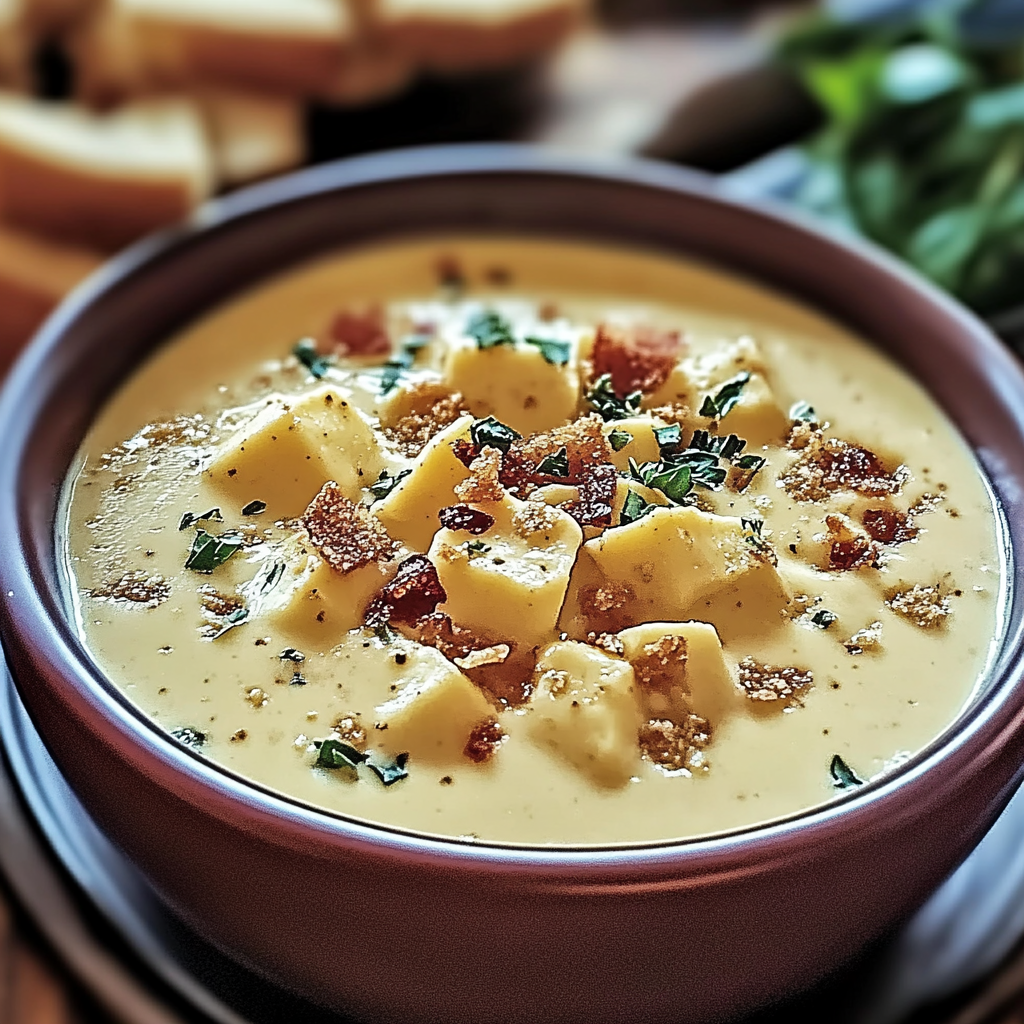 Recipe preparation for Reuben Soup
