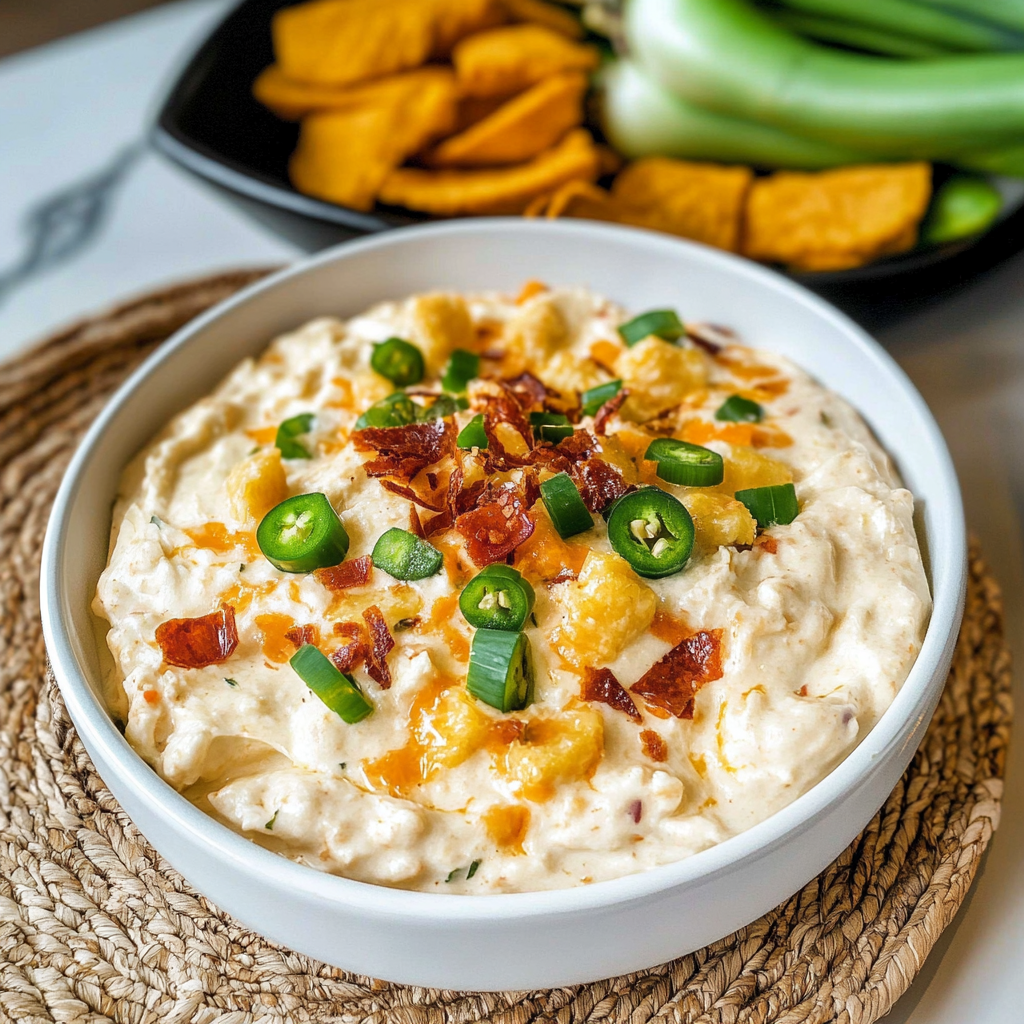 Recipe preparation for jalapeno popper dip