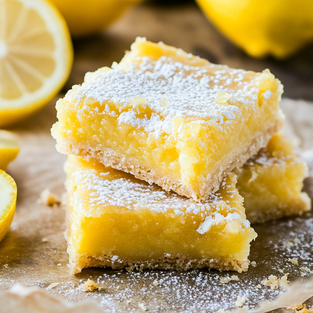 Recipe preparation for Lemon Bars