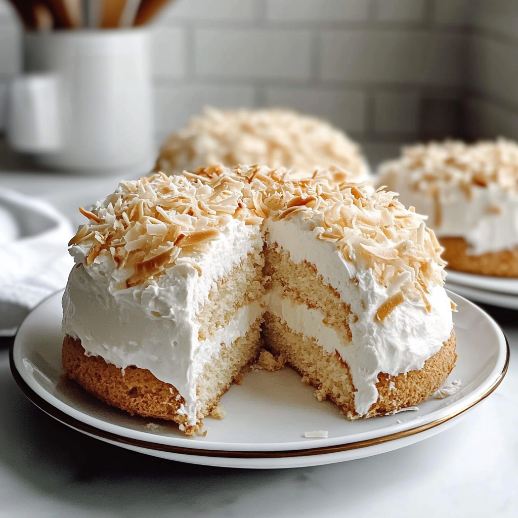 Recipe preparation for Coconut Cloud Bites