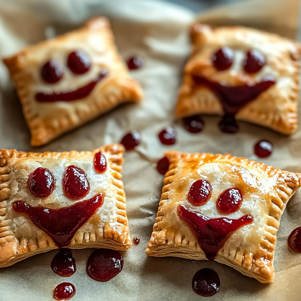 Recipe preparation for Halloween Hand Pies Bites