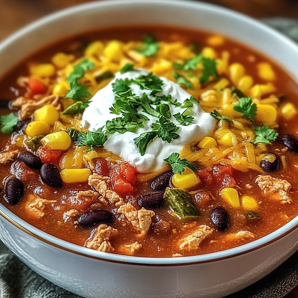 Recipe preparation for 7 Can Taco Soup