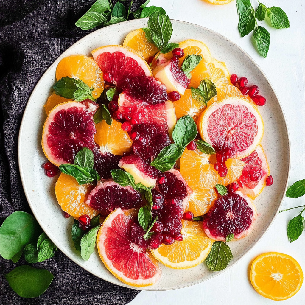 Recipe preparation for Citrus Salad