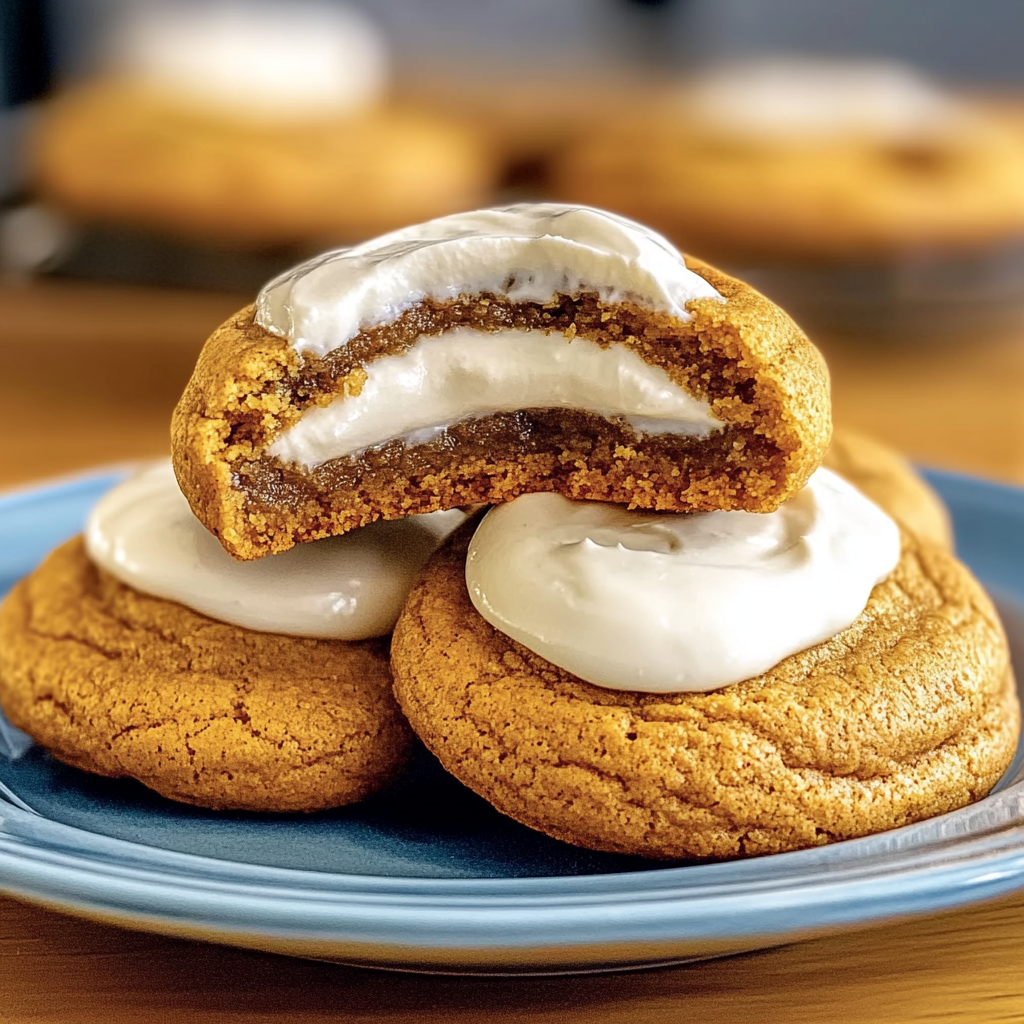 Recipe preparation for Pumpkin Cheesecake Cookies Recipe