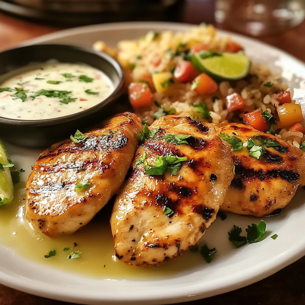 Recipe preparation for Applebee’s Fiesta Lime Chicken