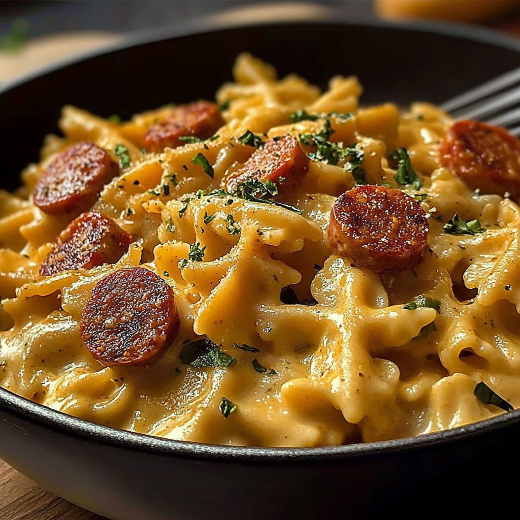 Recipe preparation for One Pot Creamy Cajun Pasta