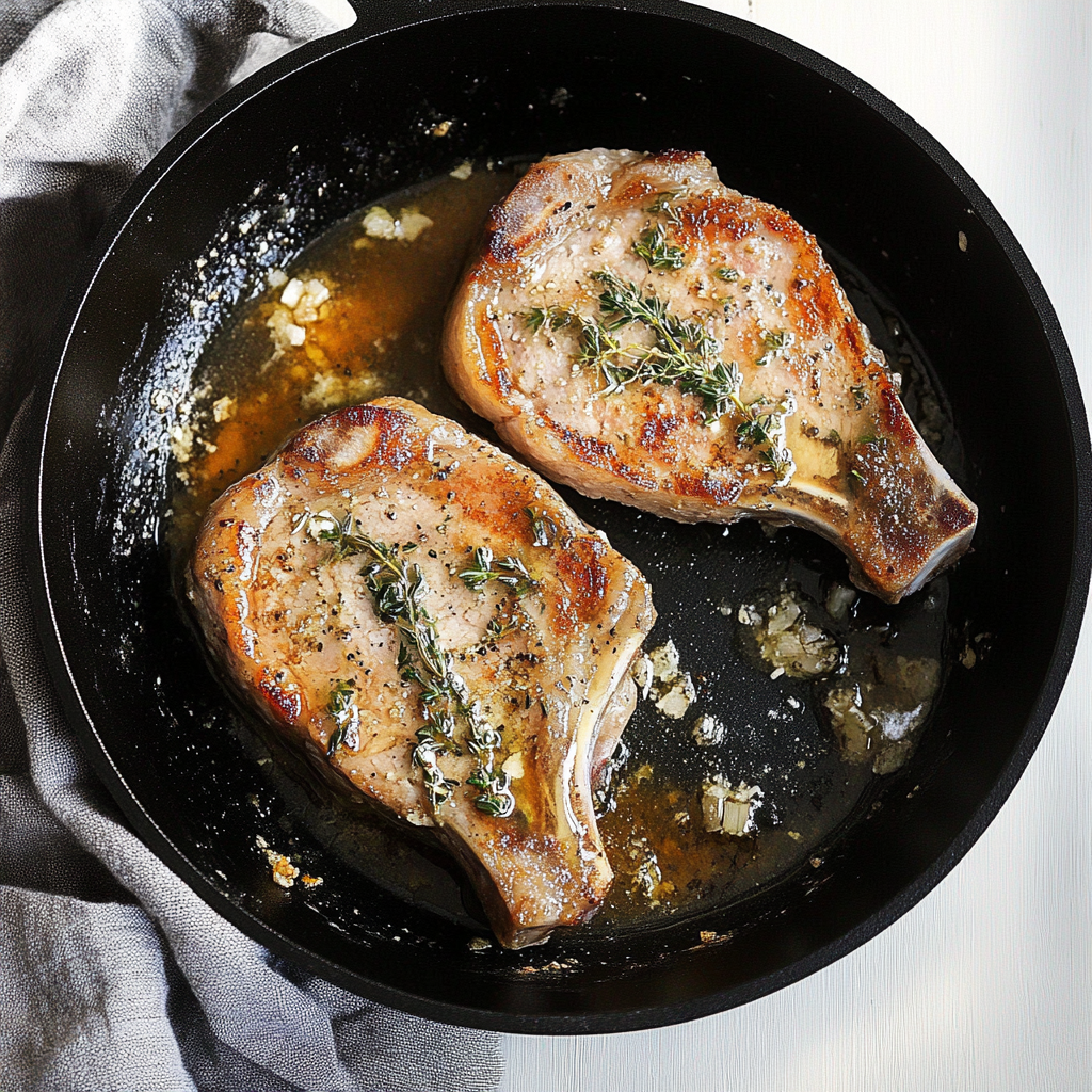 Recipe preparation for pork chop