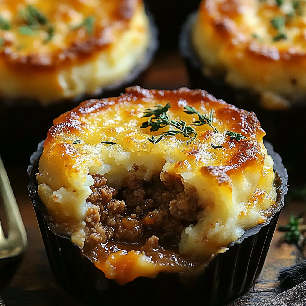 Recipe preparation for Mini Shepherds Pies