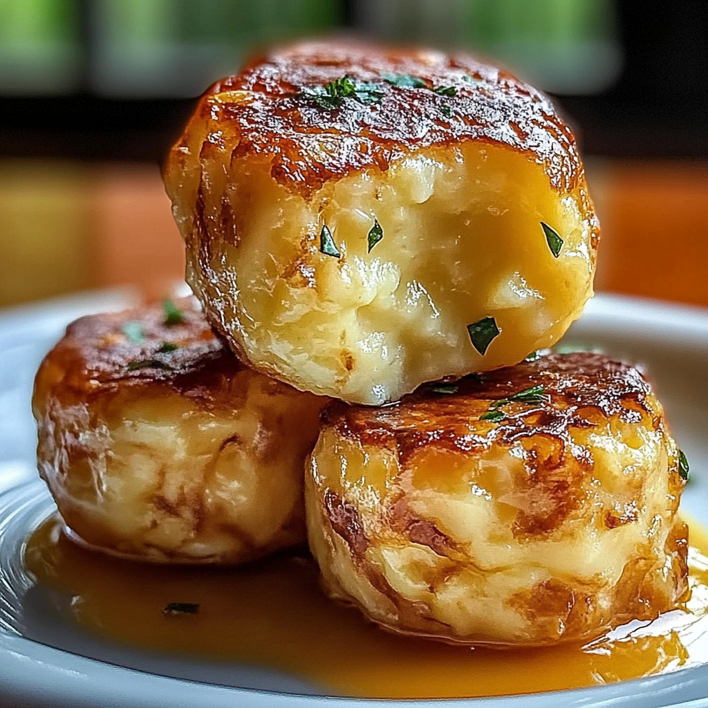 Recipe preparation for Mashed Potato Cheese Puffs
