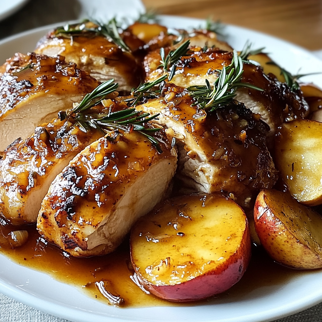 Recipe preparation for Apple Cider Chicken