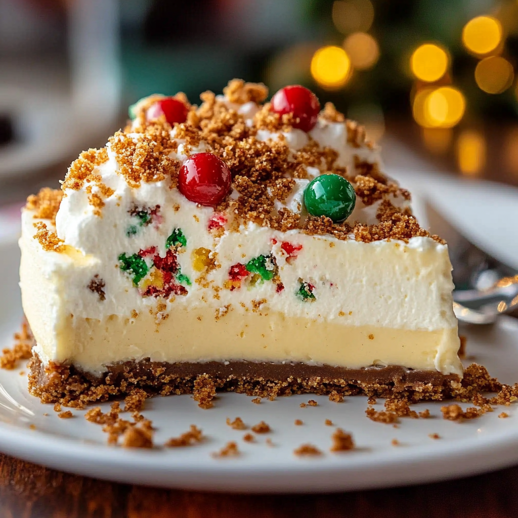 Recipe preparation for Little Debbie Christmas Tree Cheesecake