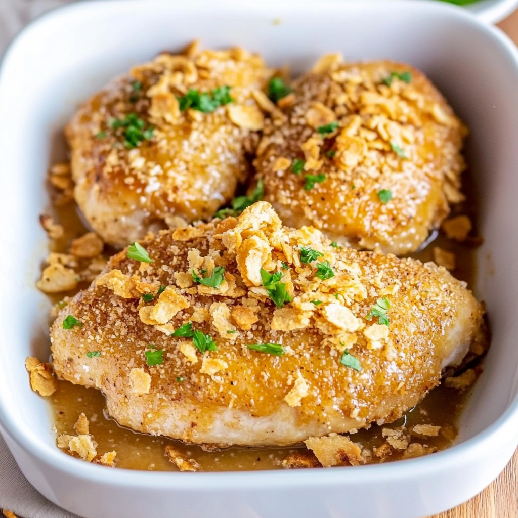Recipe preparation for ritz cracker chicken