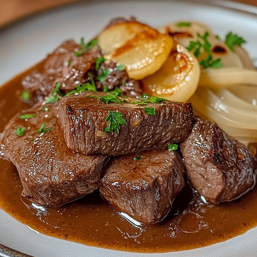 Recipe preparation for Slow Cooker Cubed Steak