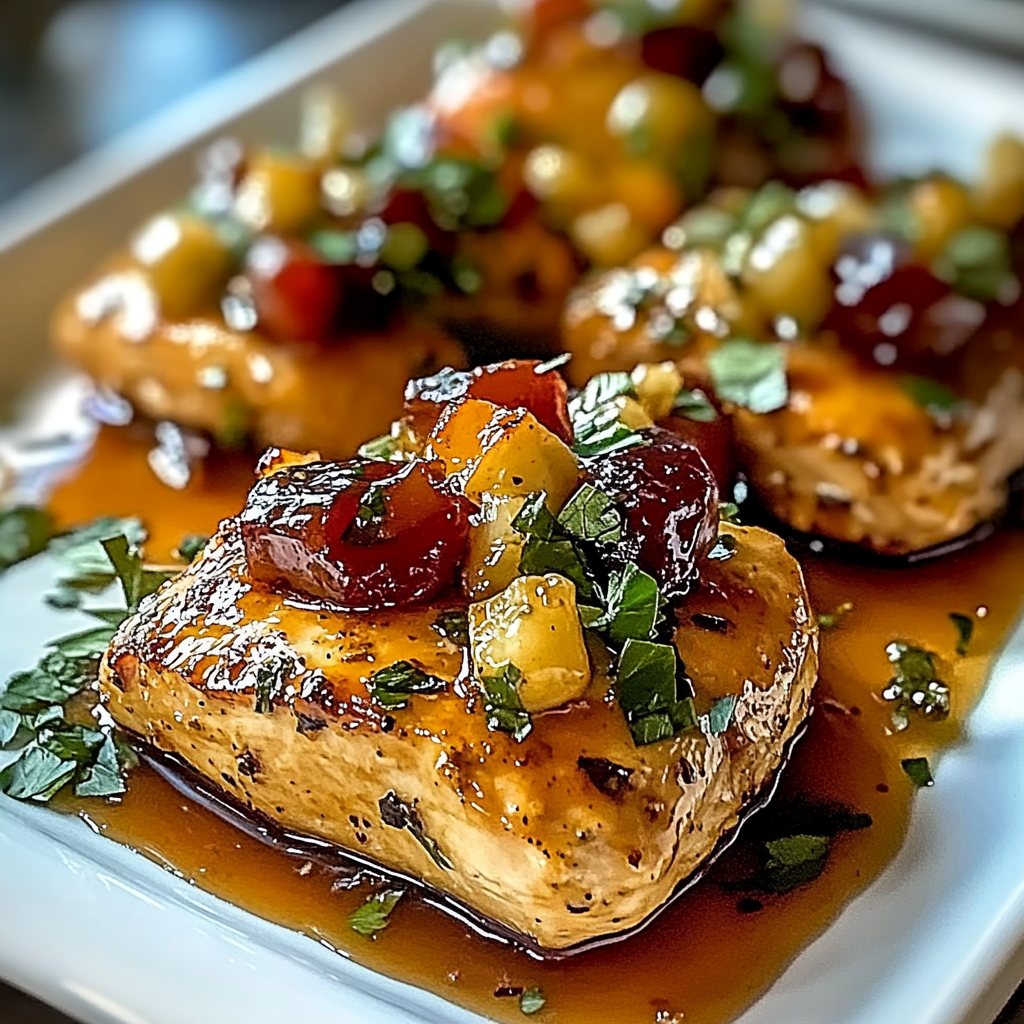 Recipe preparation for Honey Feta Chicken