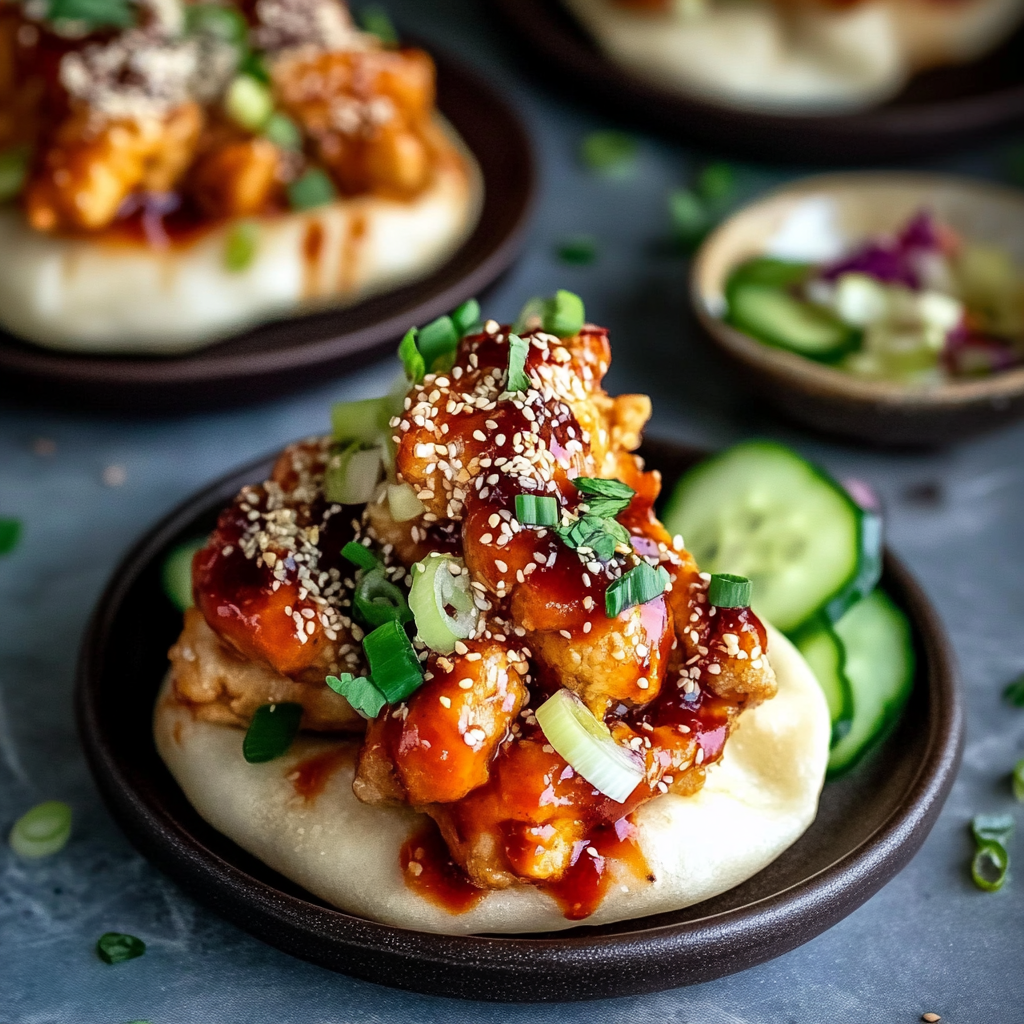 Recipe preparation for Korean Chicken Bao