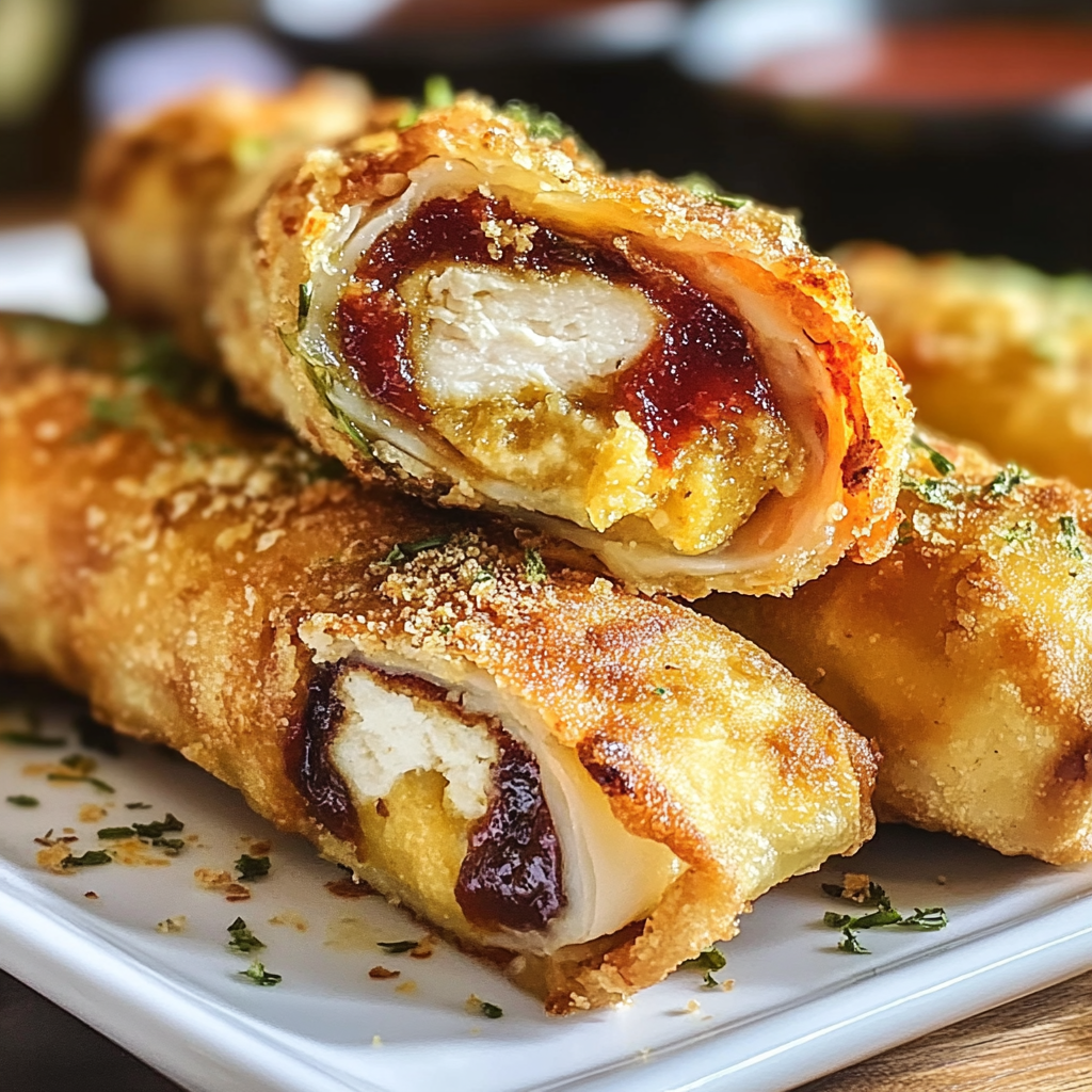Recipe preparation for thanksgiving egg rolls