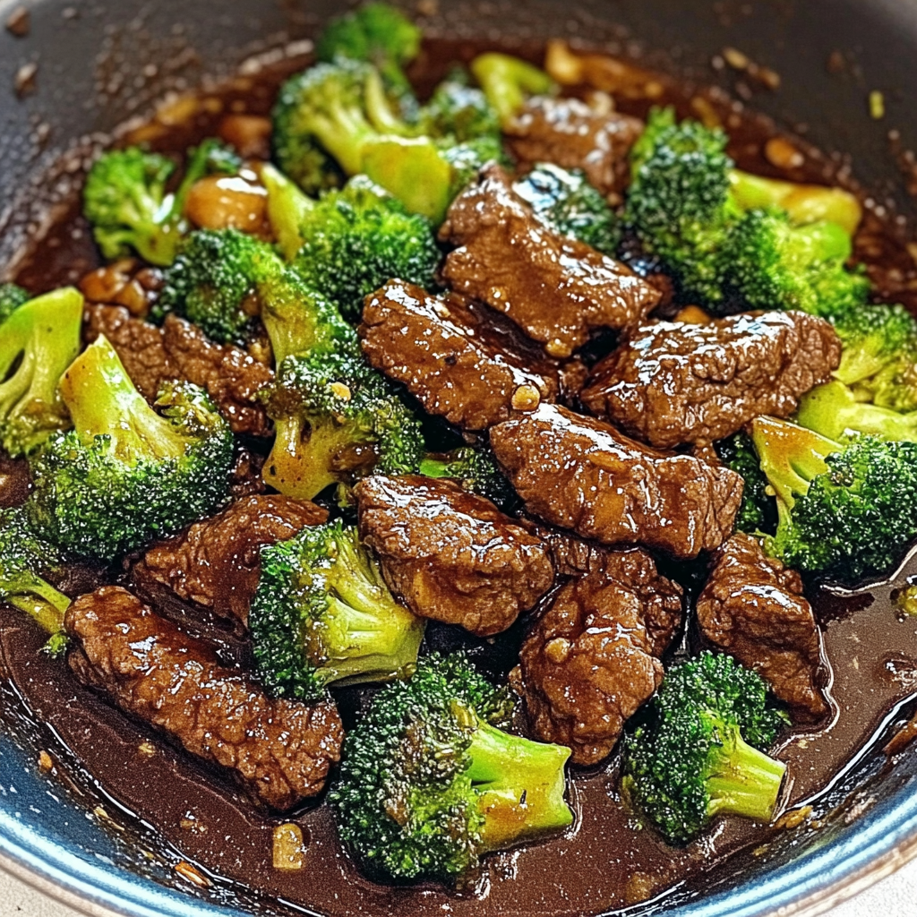 Recipe preparation for Blackstone Beef and Broccoli
