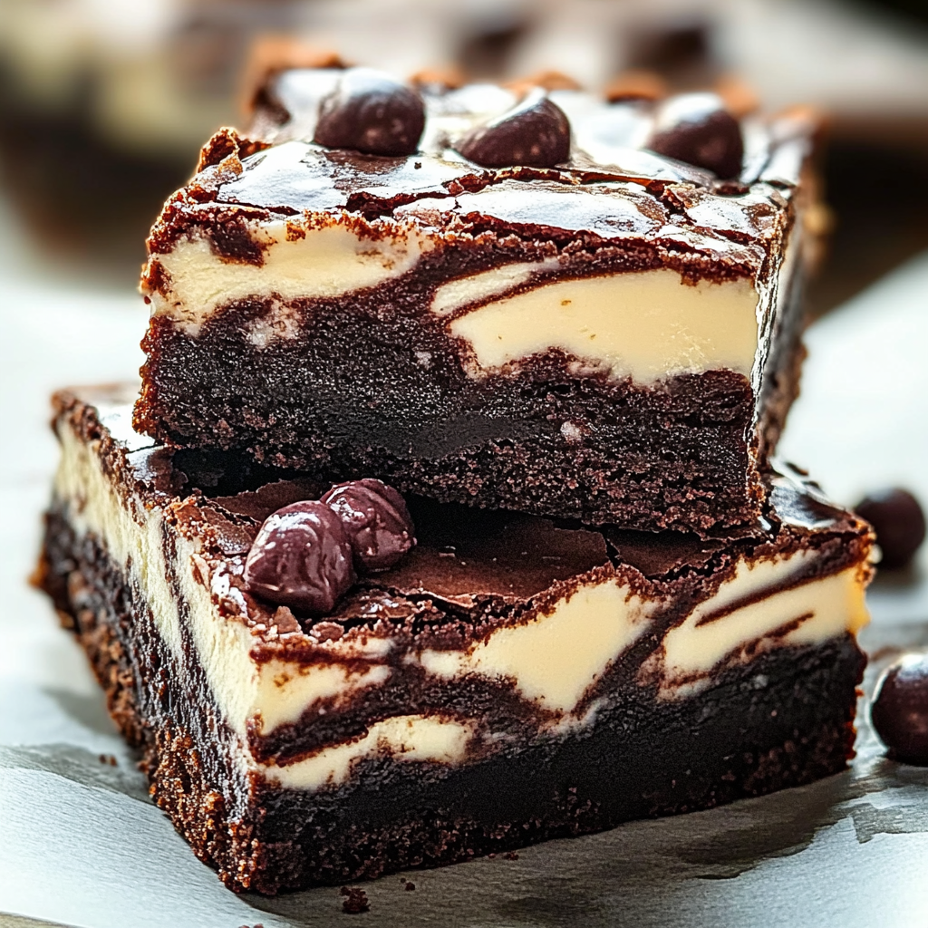 Recipe preparation for Cheesecake Brownies