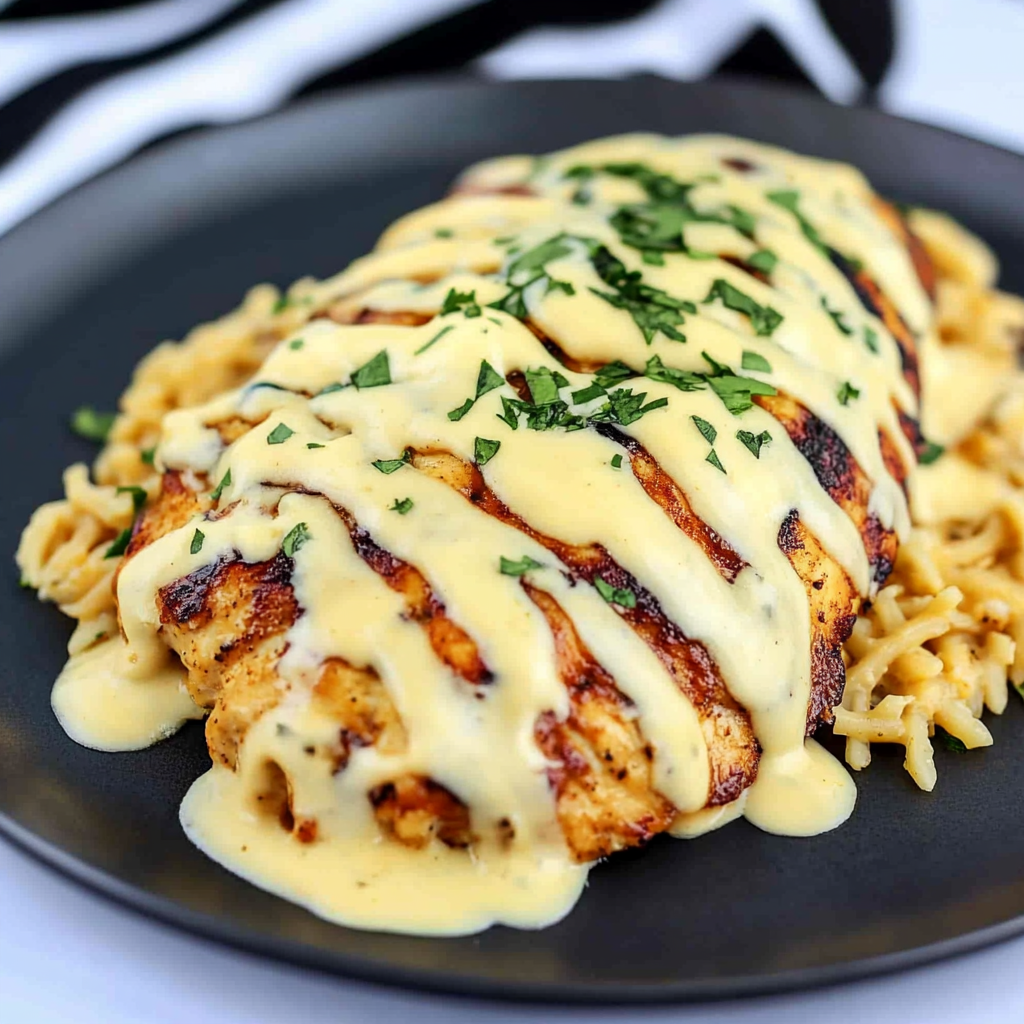Recipe preparation for Mexican Chicken with Cheese Sauce