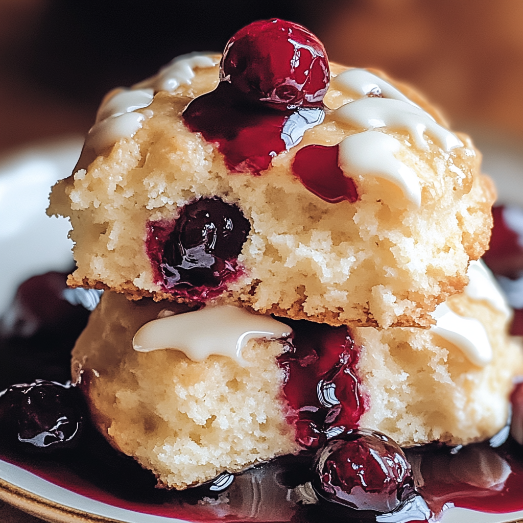 Recipe preparation for Cranberry Orange Scones