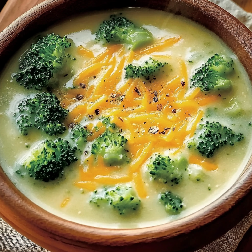 Recipe preparation for Broccoli Cheddar Soup