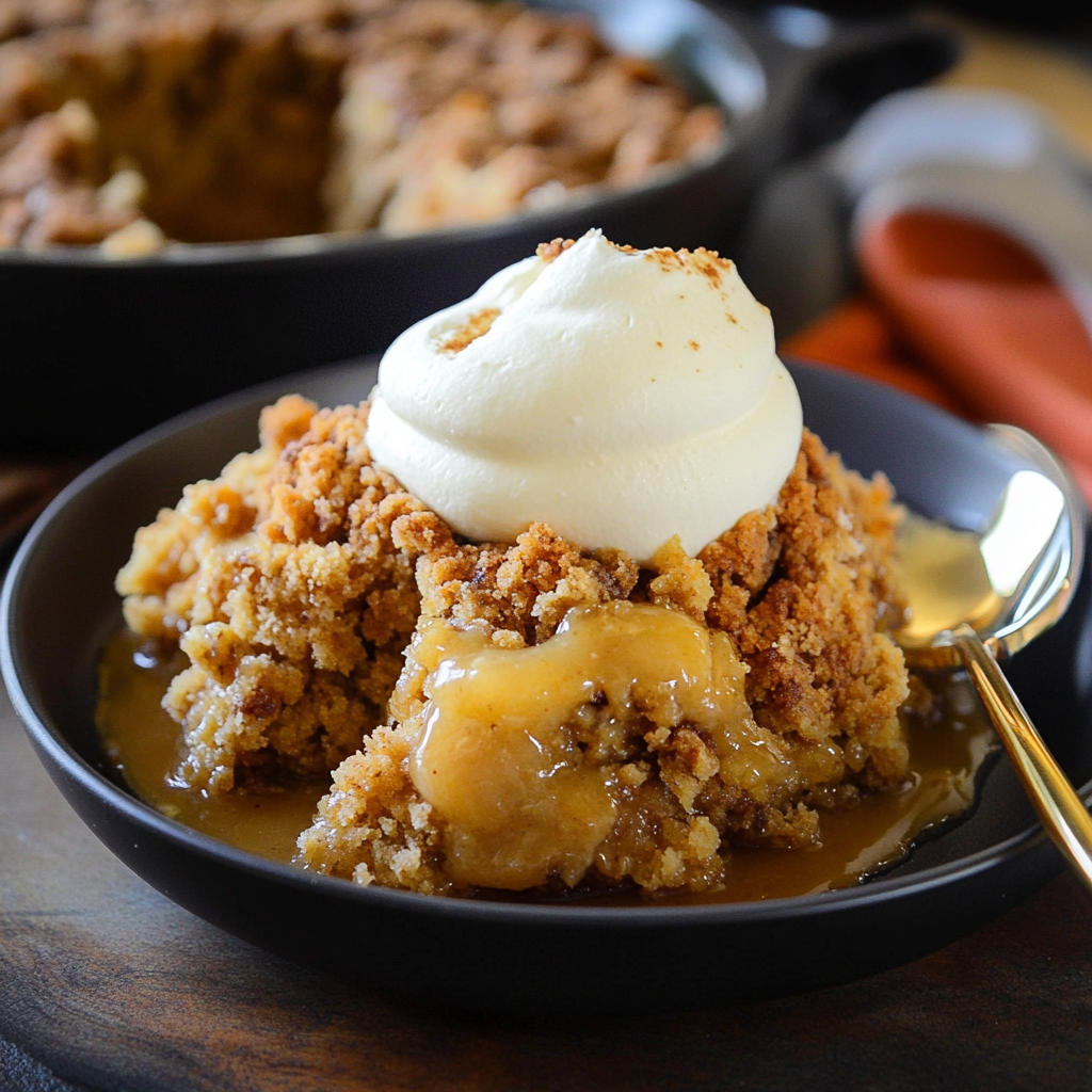 Recipe preparation for Pumpkin Crisp
