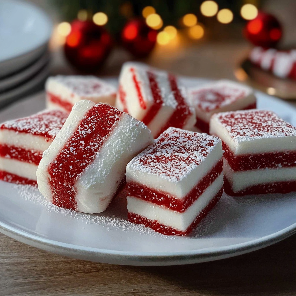 Recipe preparation for Soft Christmas Peppermints Delights