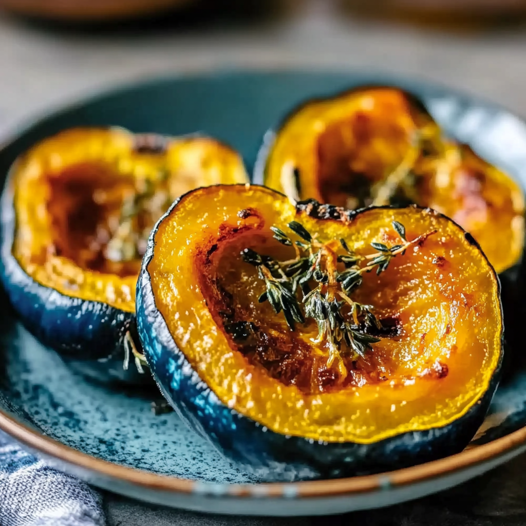 Recipe preparation for Maple Roasted Acorn Squash