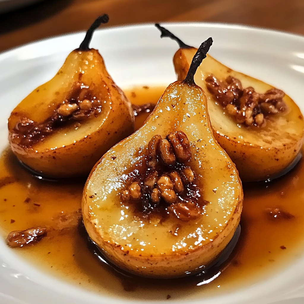 Recipe preparation for Baked Pears