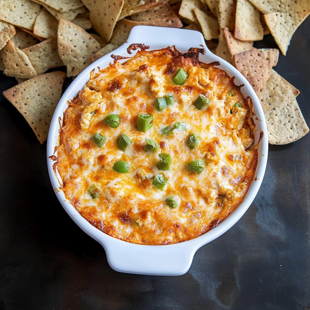 Recipe preparation for buffalo chicken dip