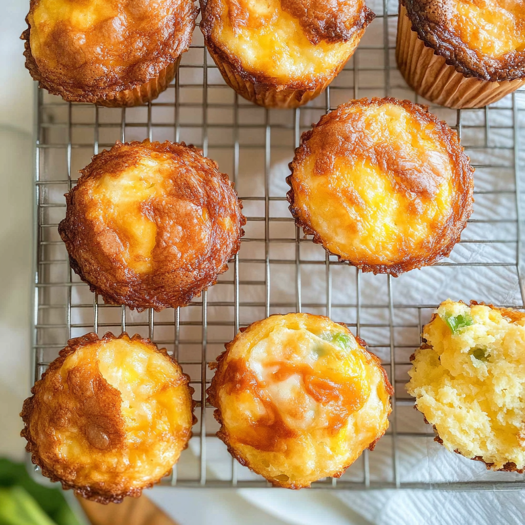Recipe preparation for High Protein Cheese & Egg Muffins