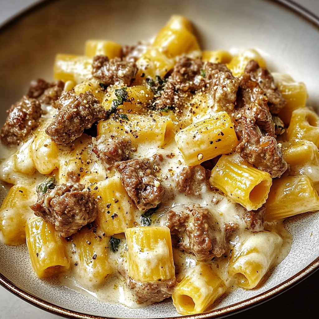Recipe preparation for One-Pot Beef Cheddar Ranch