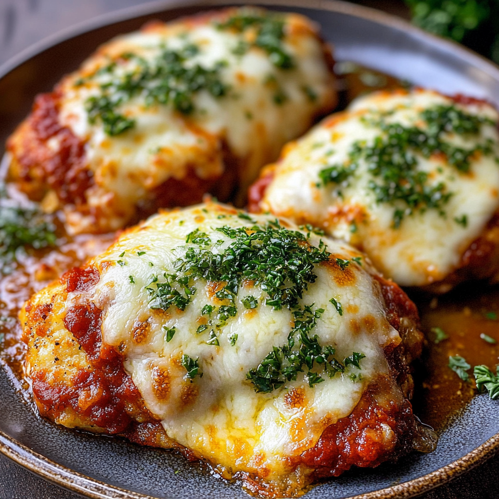 Recipe preparation for Slow Cooker Cheesy Mozzarella Chicken