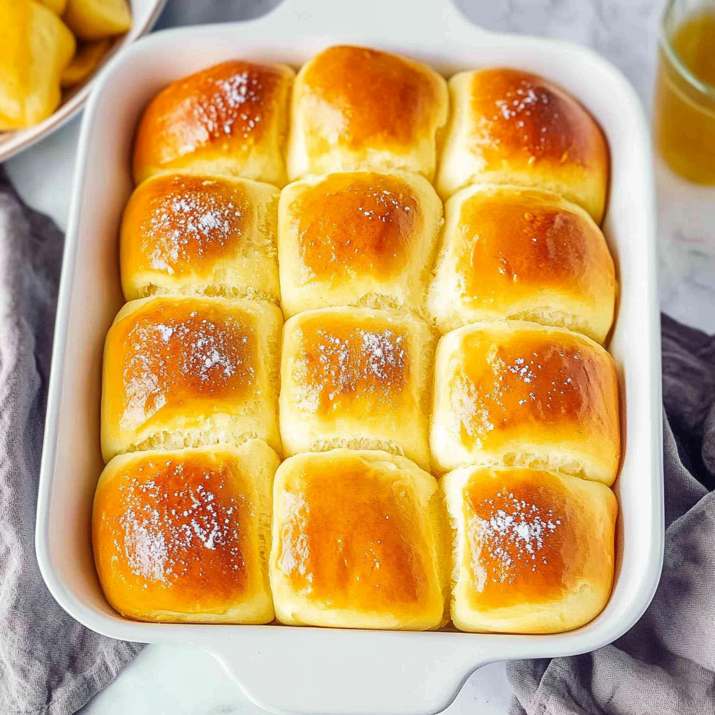 Recipe preparation for Parker House Rolls