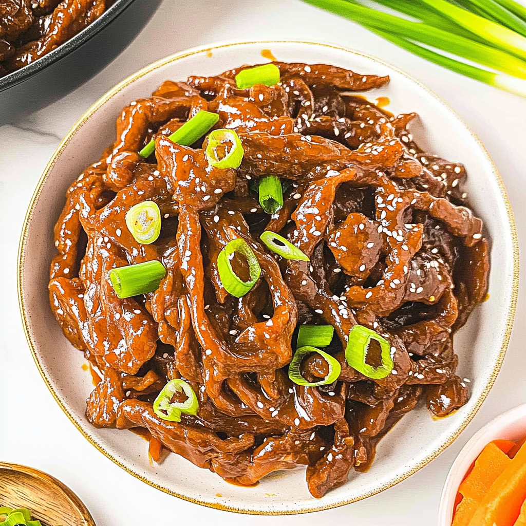 Recipe preparation for Beef Bulgogi