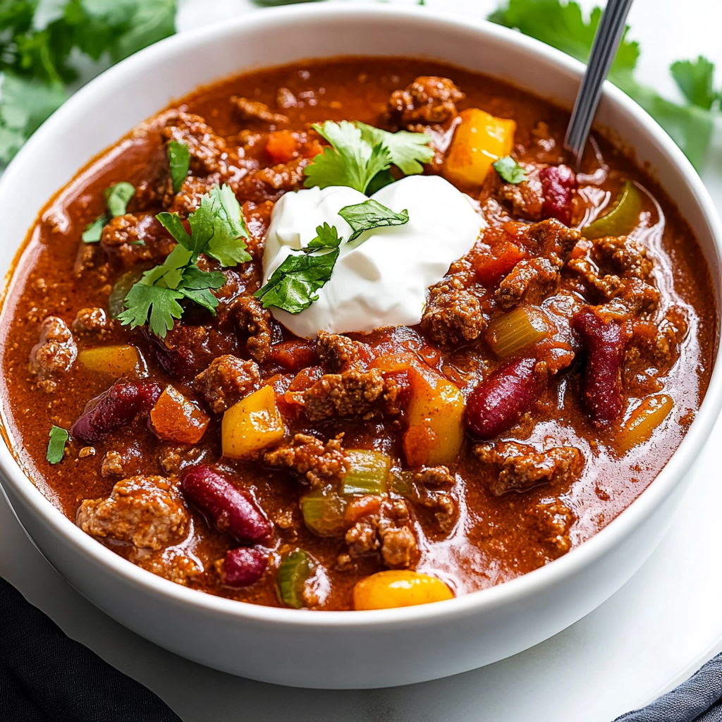 Recipe preparation for Chili Con Carne