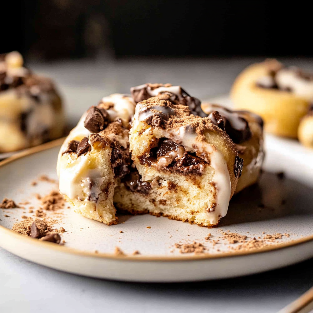 Recipe preparation for Chocolate Chip Cookie Rolls