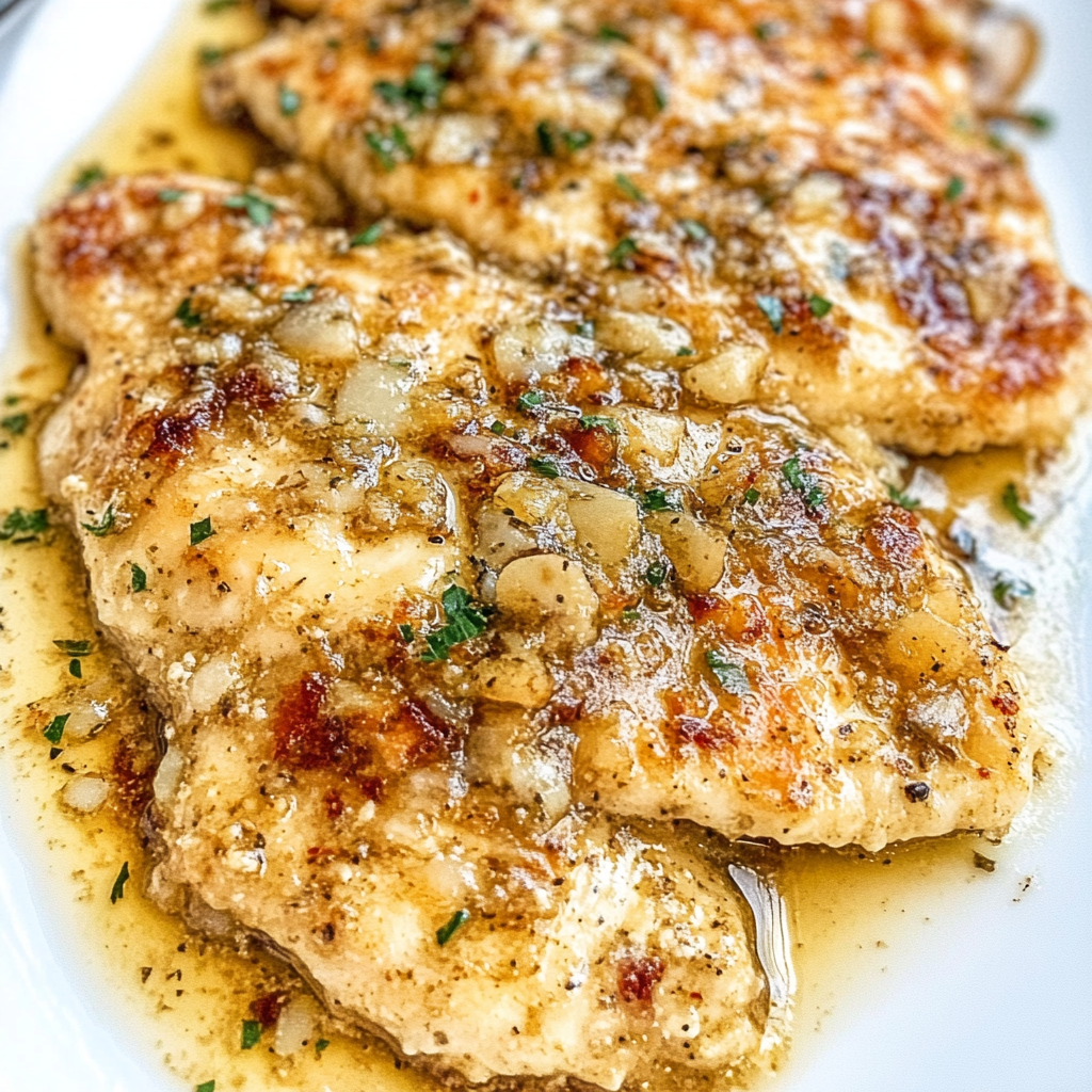 Recipe preparation for Chicken Piccata