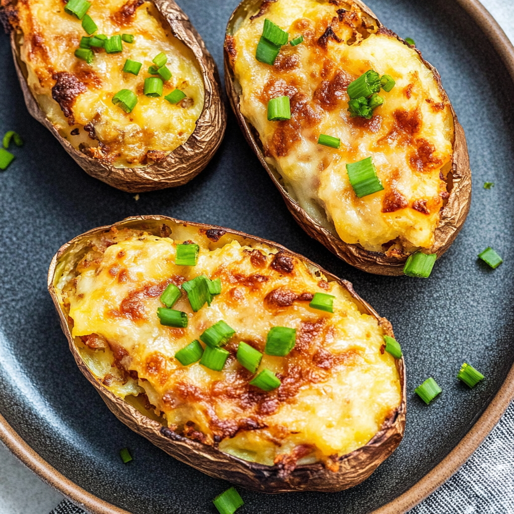 Recipe preparation for Twice Baked Potatoes