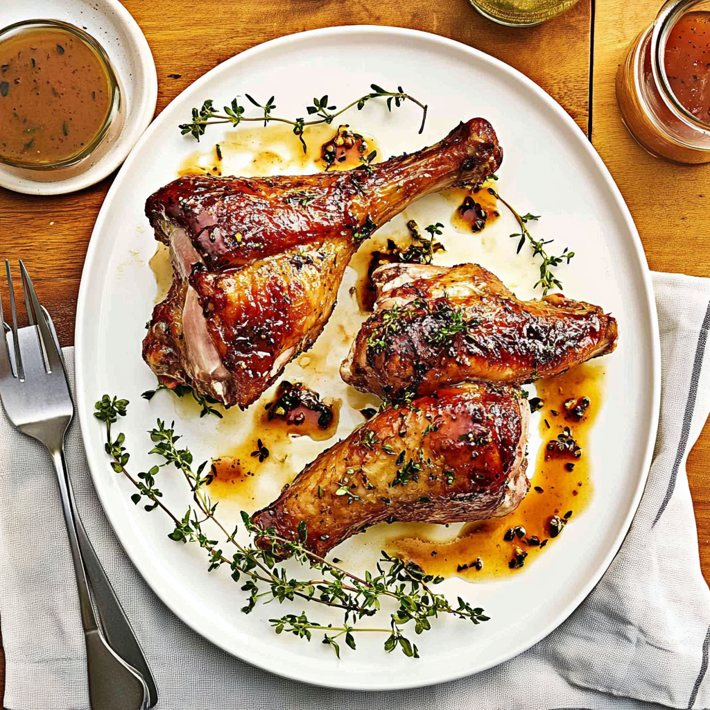 Recipe preparation for Smoked Turkey Legs