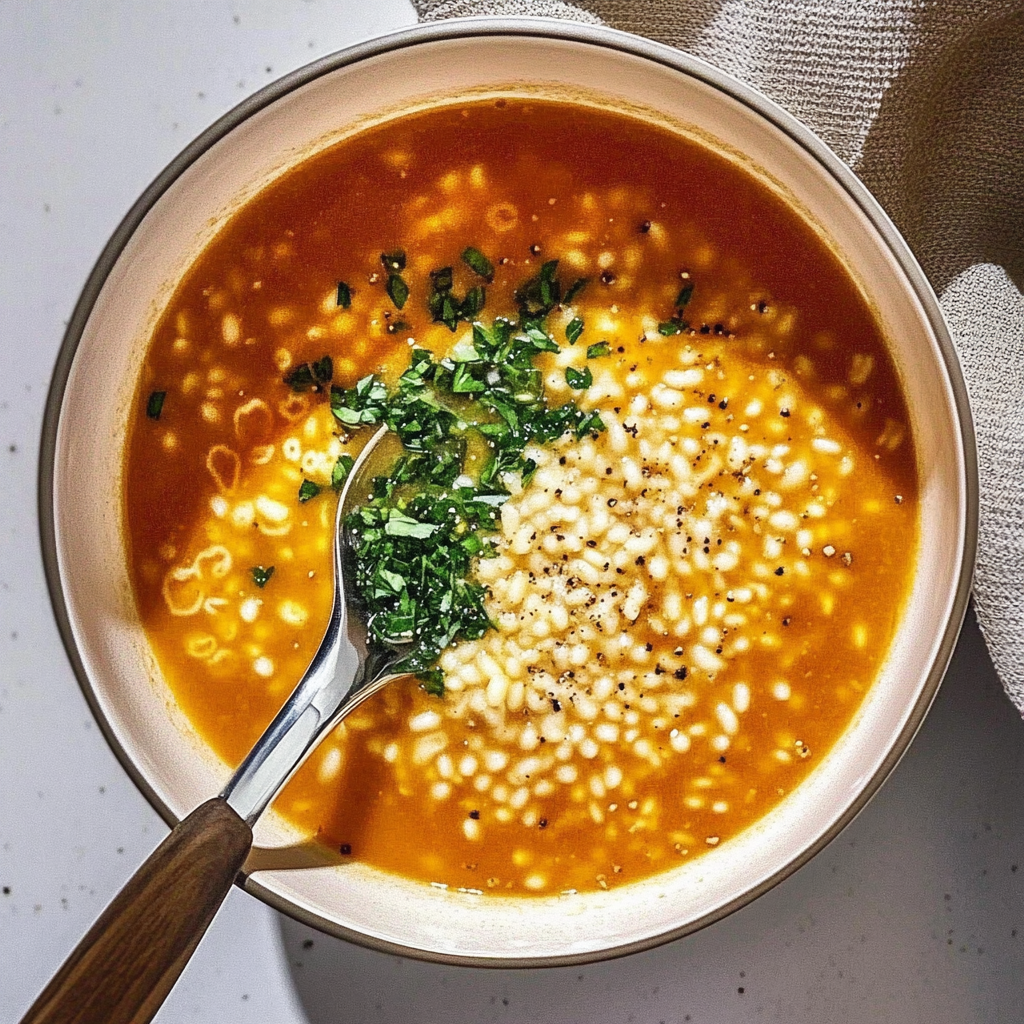 Recipe preparation for Pastina Soup