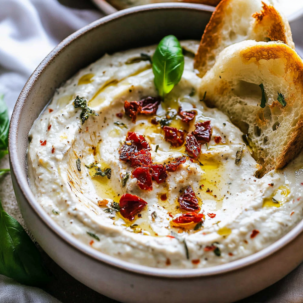 Recipe preparation for 5 Ingredient Artichoke and Sun-Dried Tomato Dip