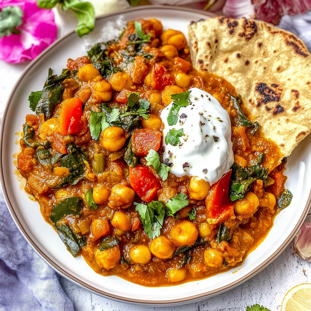 Recipe preparation for Chickpea Stew