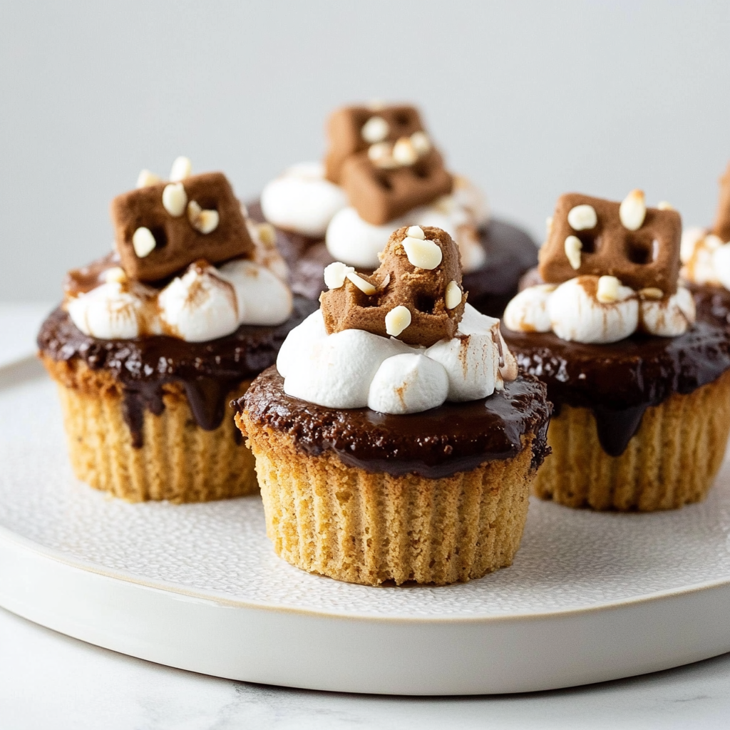 Recipe preparation for Mini S’mores Cheesecake Bites
