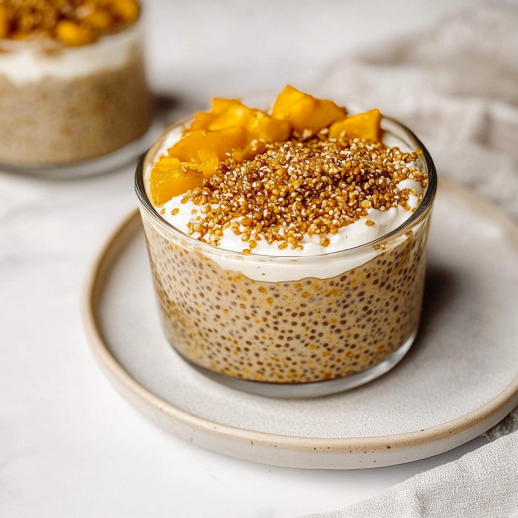 Recipe preparation for Pumpkin Chia Pudding