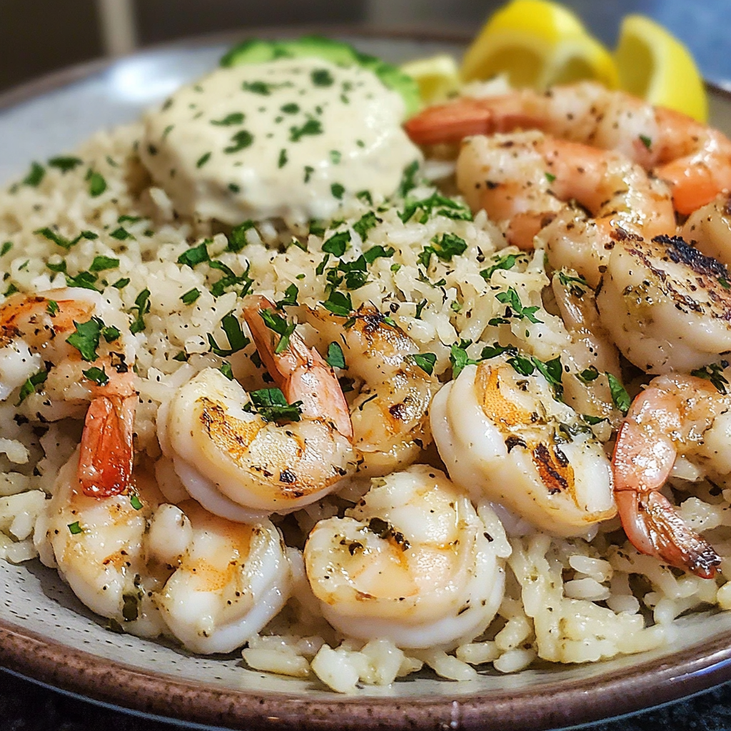 Recipe preparation for Arroz Con Pollo Y Camarones