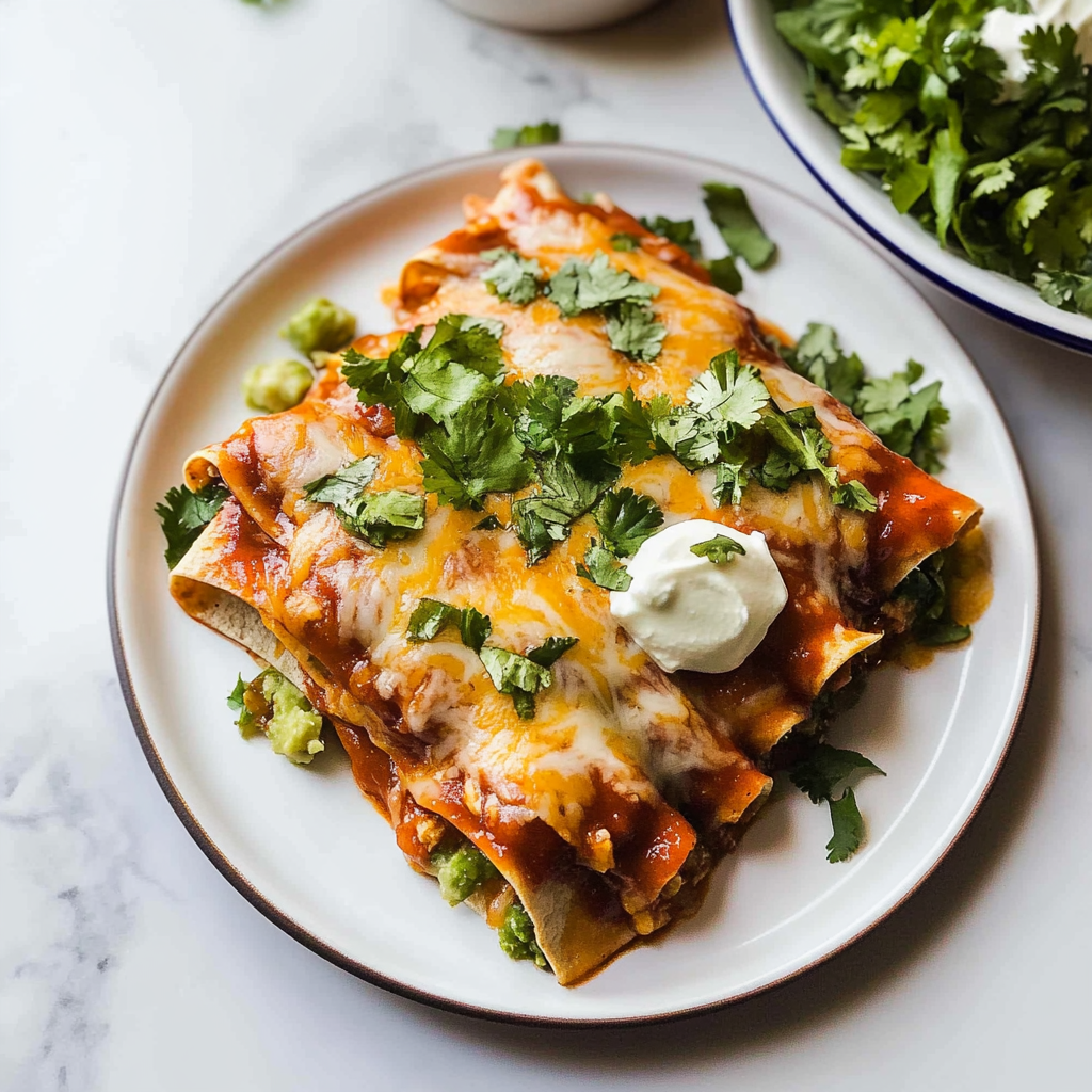 Recipe preparation for Turkey Enchiladas