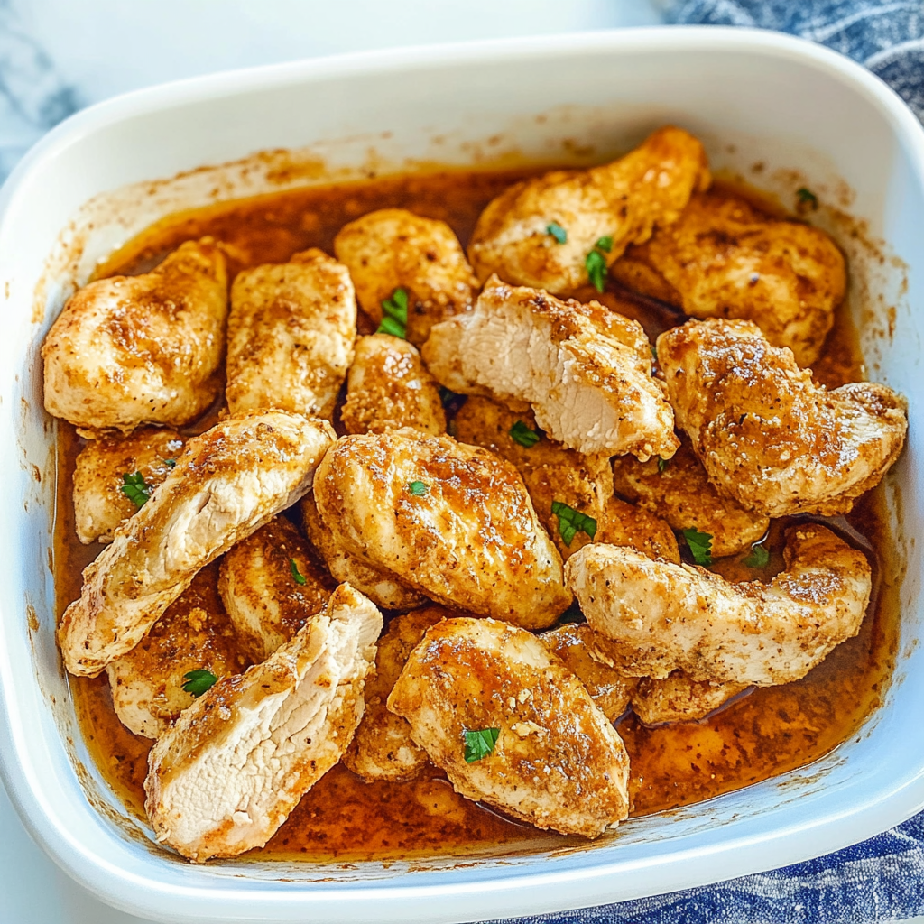 Recipe preparation for Oven Baked Chicken Tenders