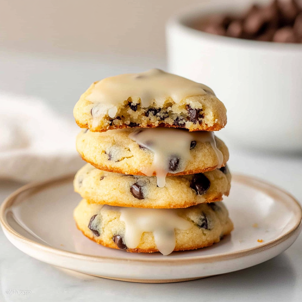 Recipe preparation for Orange Chocolate Chip Ricotta Cookies