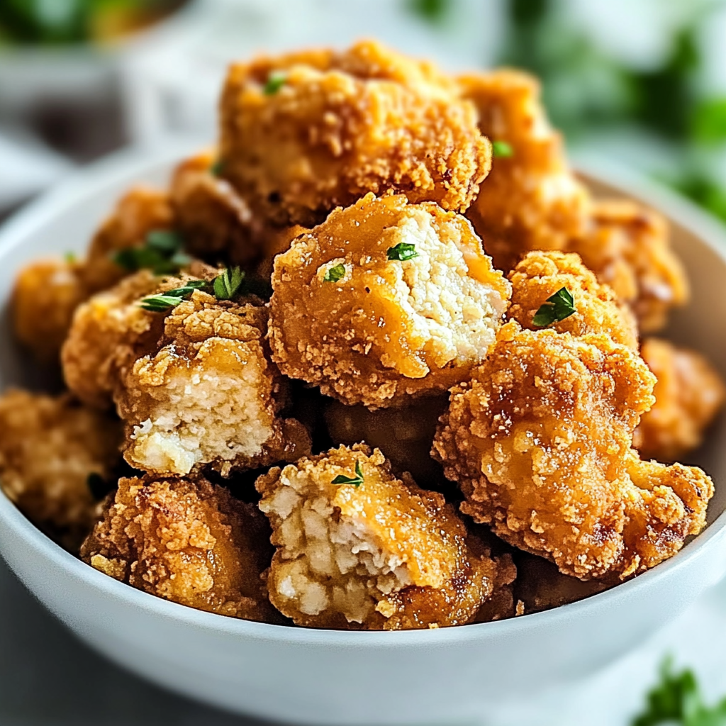 Recipe preparation for Crispy Tofu Fried Chicken